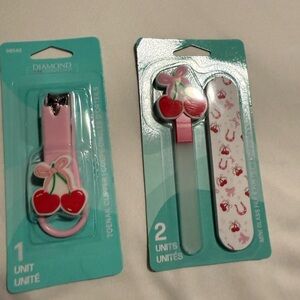 Cherry Design Nail Care Set